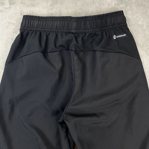 ADIDAS Aeroready Performance Athletic Black Lightweight Track Pants Small - Picture 5 of 8